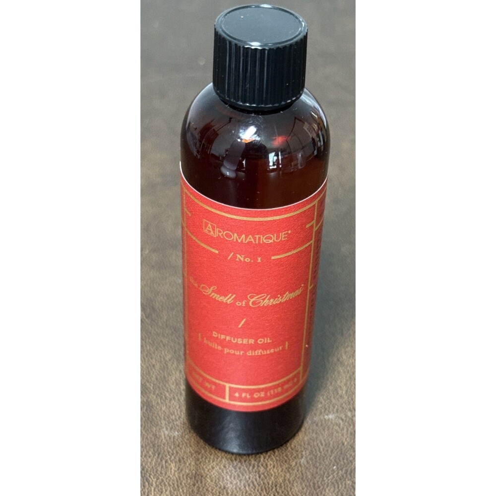 New Aromatique Smell Of Christmas Reed Diffuser Oil Refill 4 Oz Ounce NOS Bottle